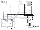 Dwa kotły grzewcze, dwa obiegi + ciepła woda + sprzęgło hydrauliczne